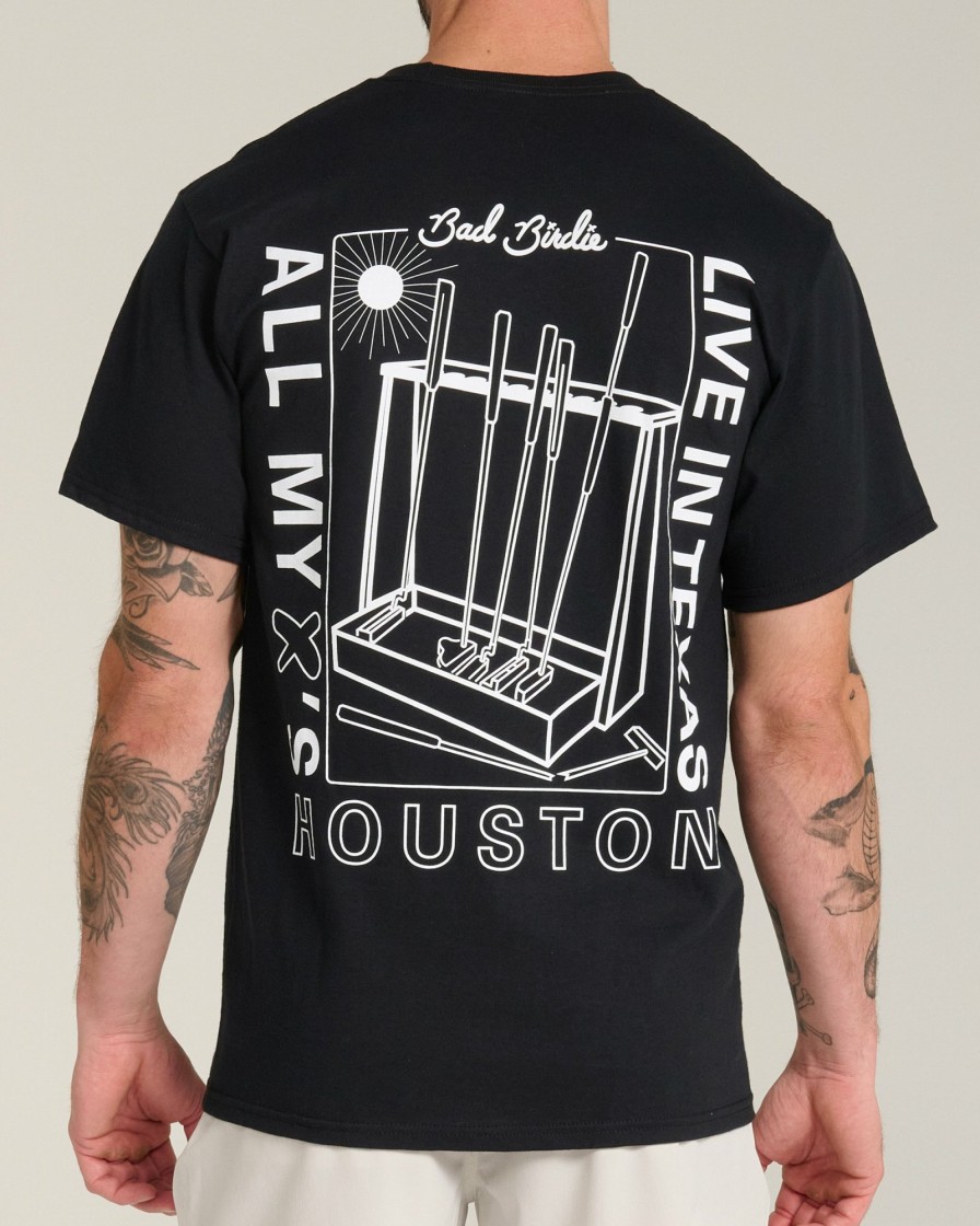 Men'S Bad Birdie T-Shirts | Houston Tee Black