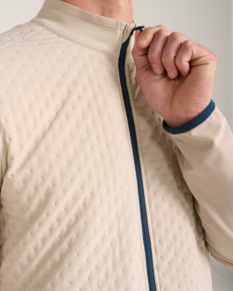 Men'S Bad Birdie Outerwear | Hybrid Jacket Tan