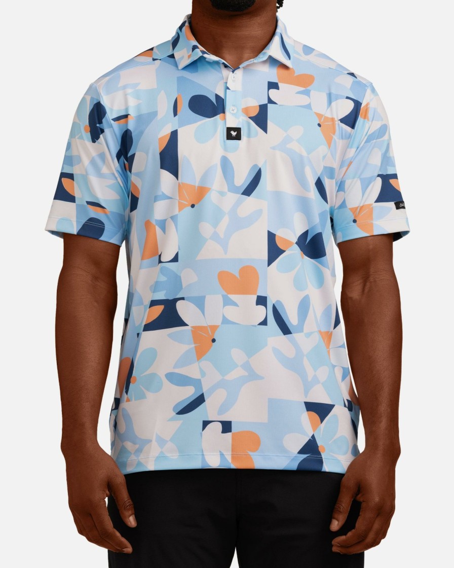 Men'S Bad Birdie Polos | Flower Clouds