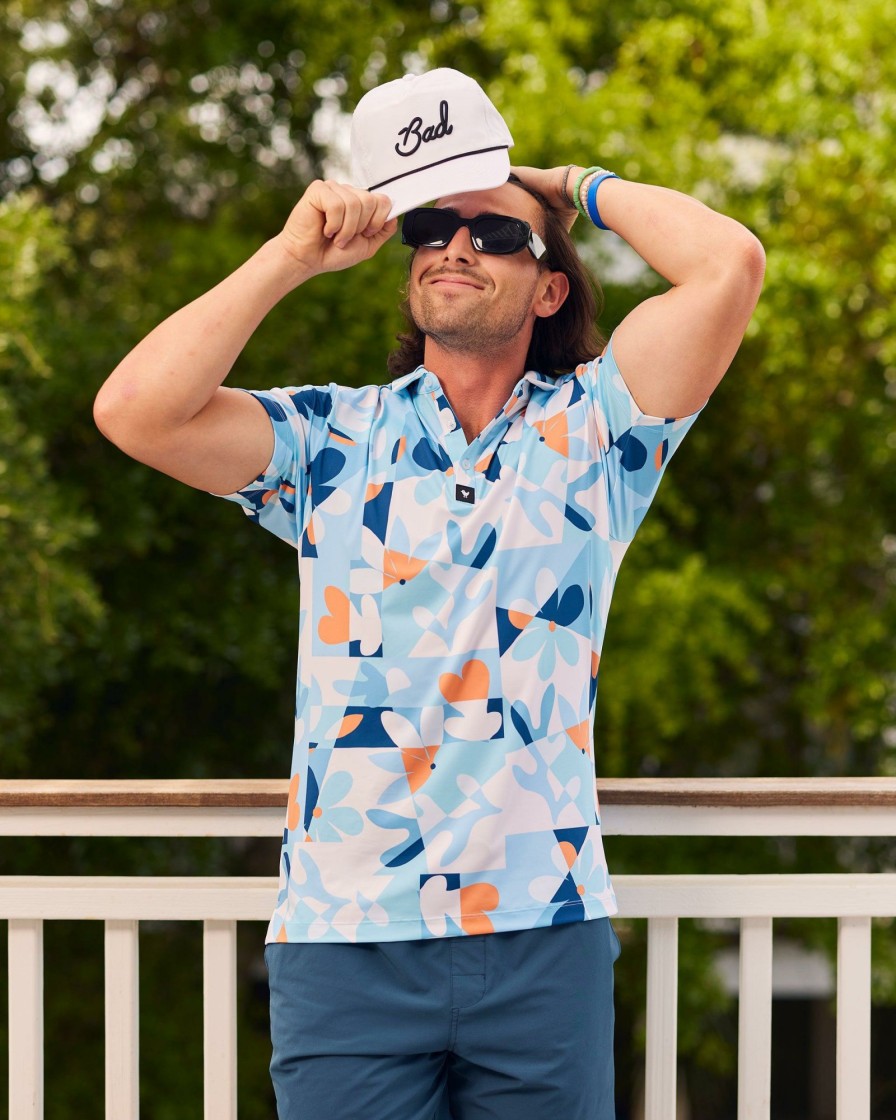 Men'S Bad Birdie Polos | Flower Clouds