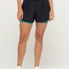 Women'S Bad Birdie Shorts | Women'S Range Short Black/Ocean Floor