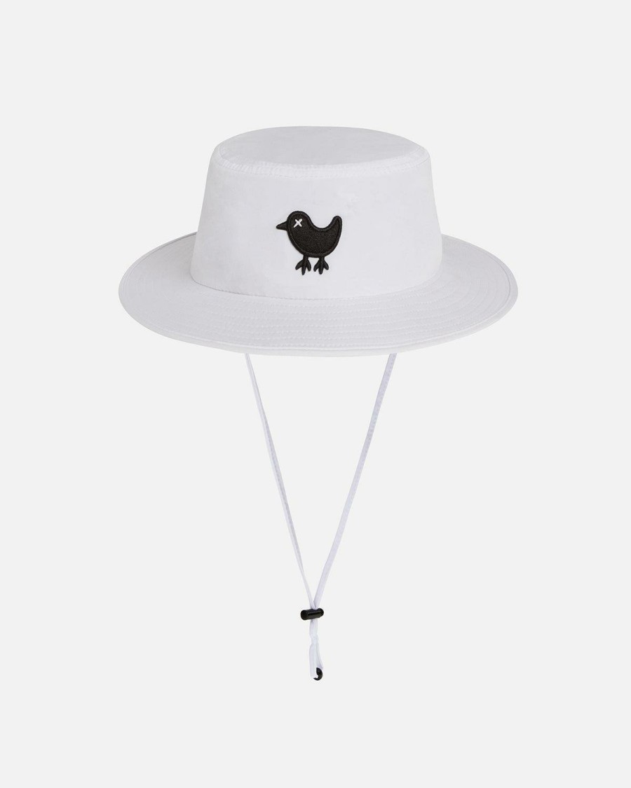 Accessories Bad Birdie | Sun Bucket Hat White - Ellawearshop