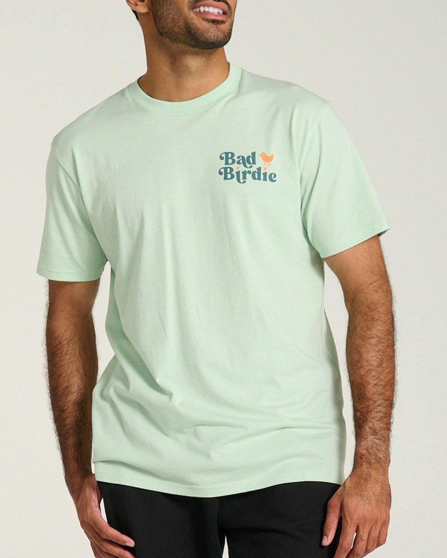 Men'S Bad Birdie T-Shirts | Worldwide Tee Subtle Green