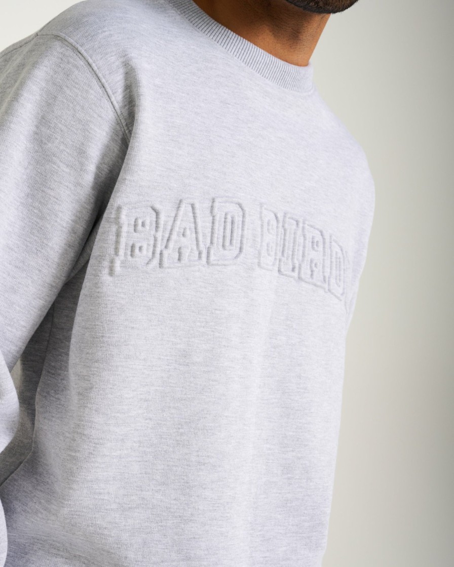 Men'S Bad Birdie Sweatshirts | Crew Sweatshirt Heather Grey