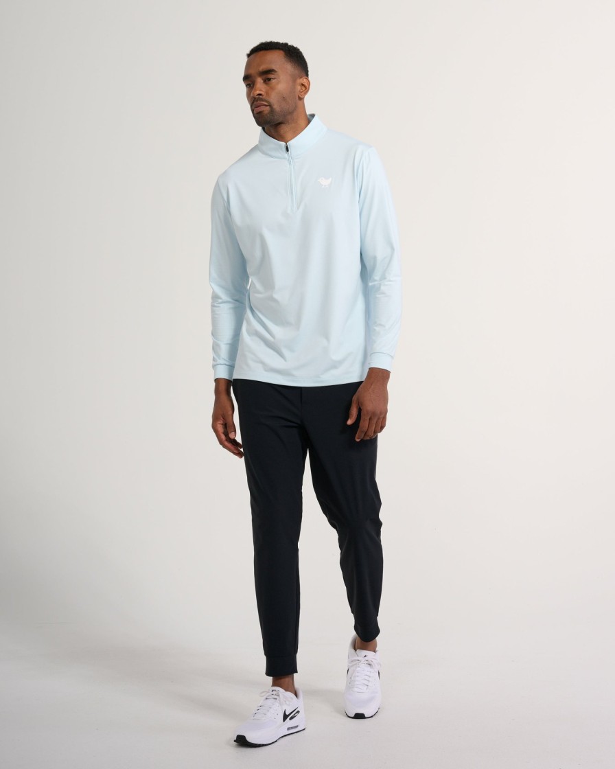 Men'S Bad Birdie Quarterzips | Quarterzip Baby Blue