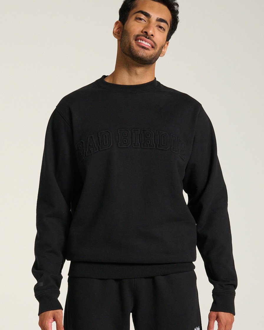 Men'S Bad Birdie Sweatshirts | Crew Sweatshirt Black Beauty