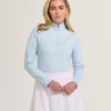 Women'S Bad Birdie Quarterzips | Quarterzip Baby Blue