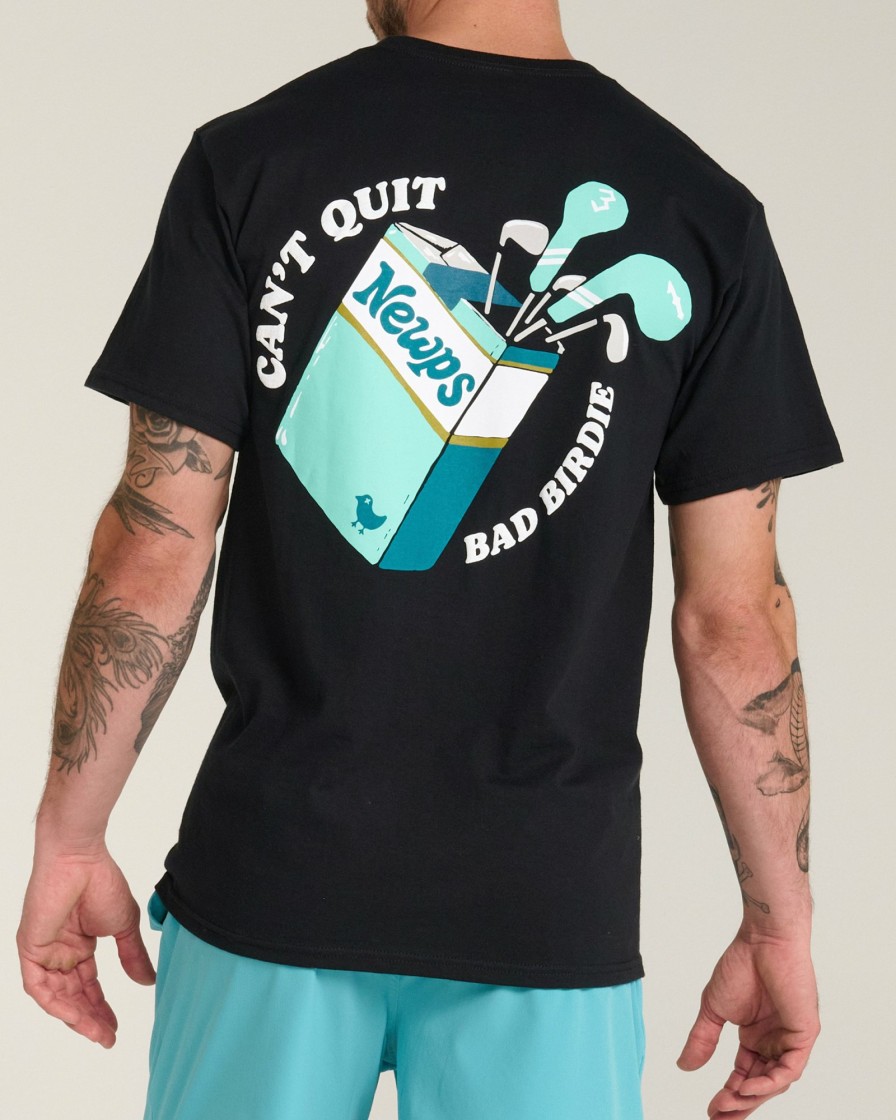 Men'S Bad Birdie T-Shirts | Newport Beach Tee Black