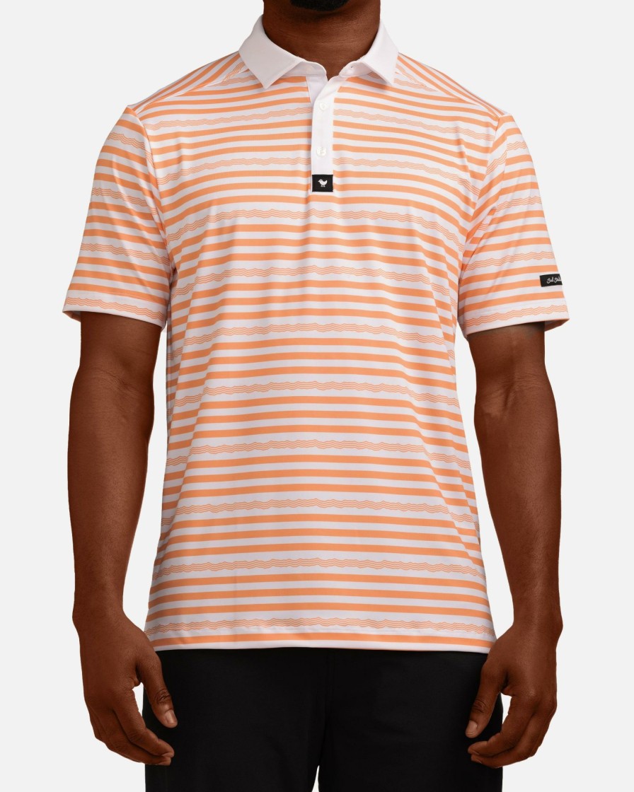 Men'S Bad Birdie Polos | Warp Stripes