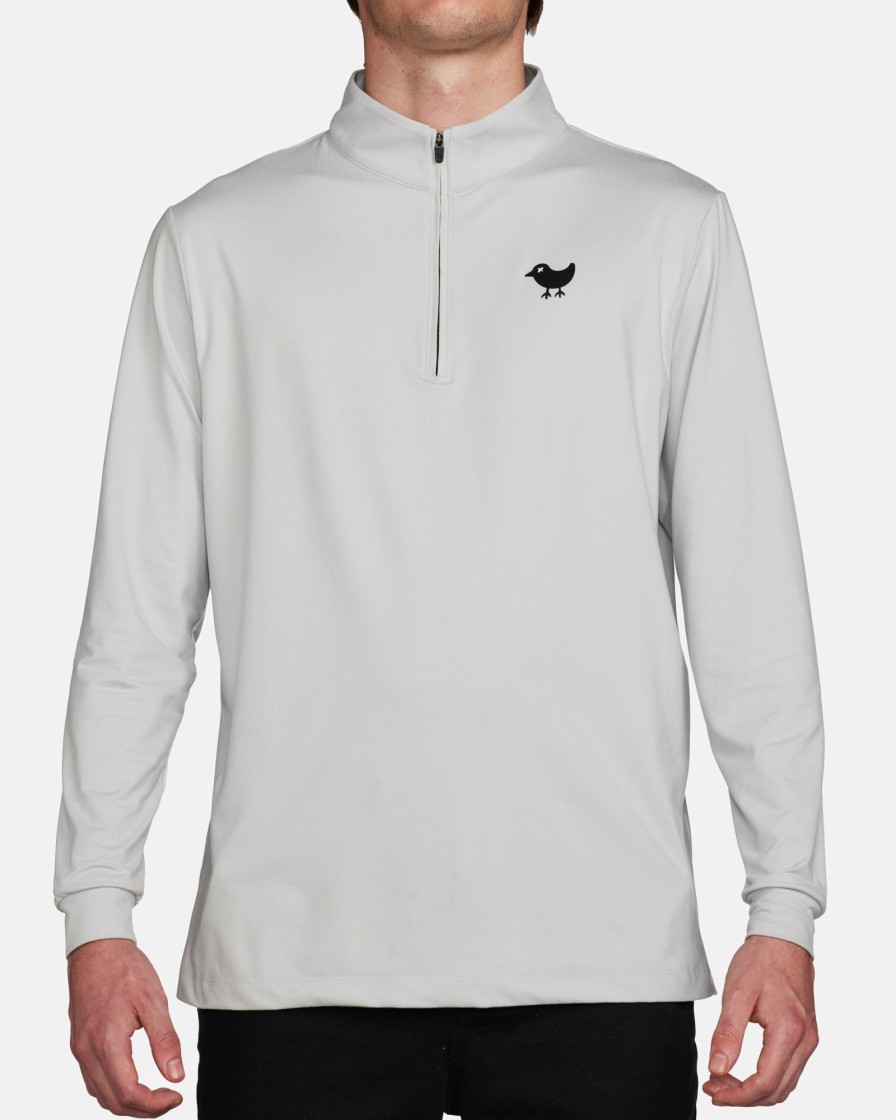 Men'S Bad Birdie Quarterzips | Quarterzip Graphite