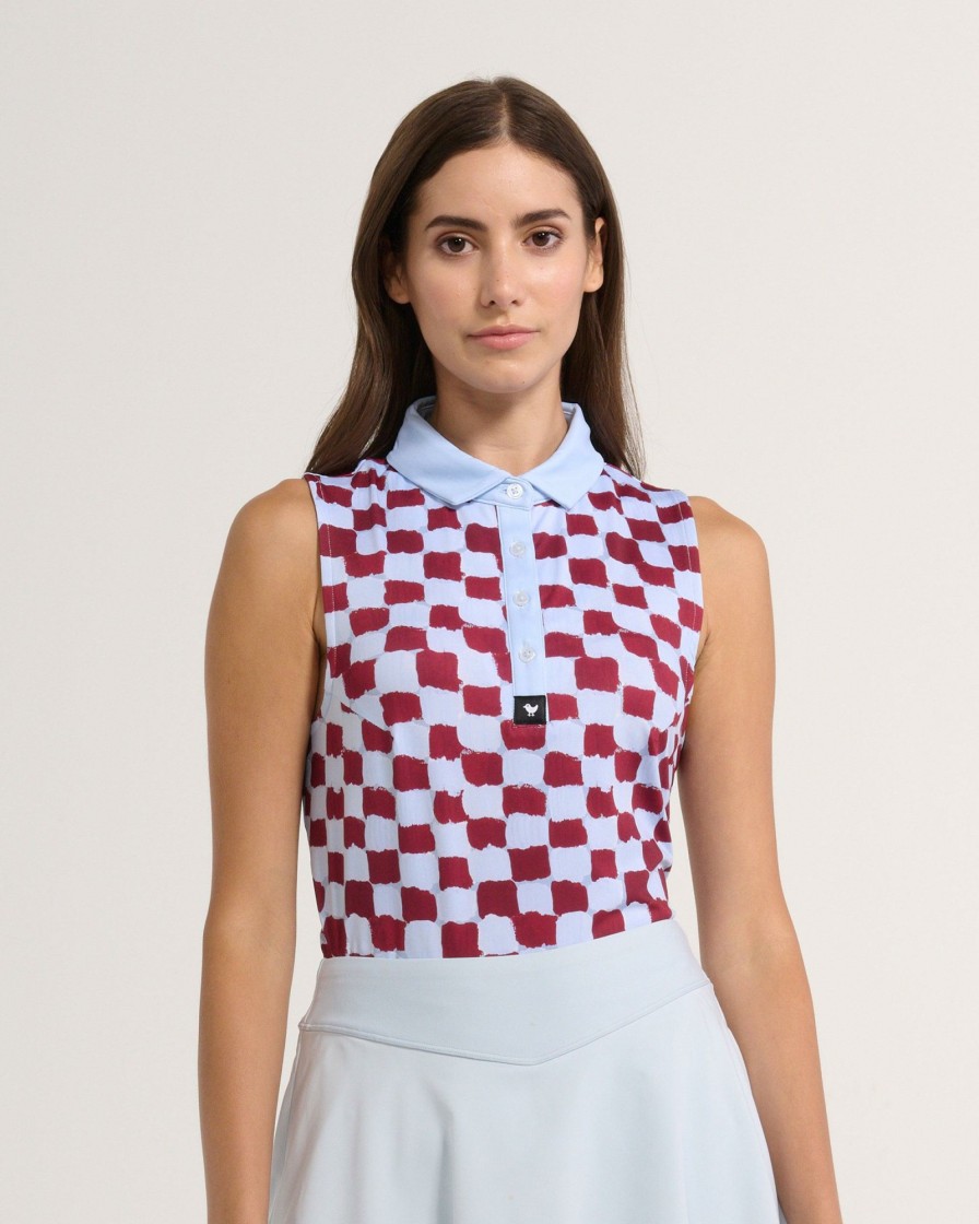 Women'S Bad Birdie Polos | Check Mate