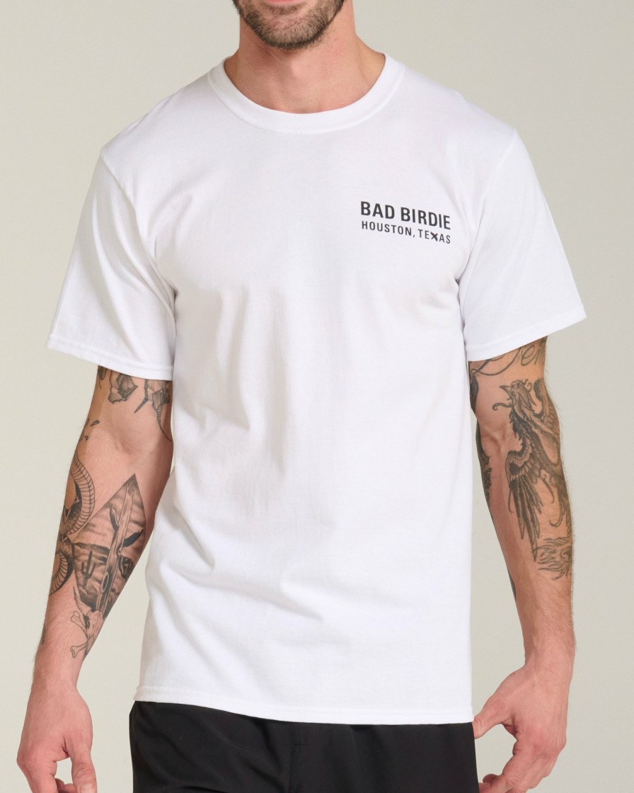 Men'S Bad Birdie T-Shirts | Houston Tee White