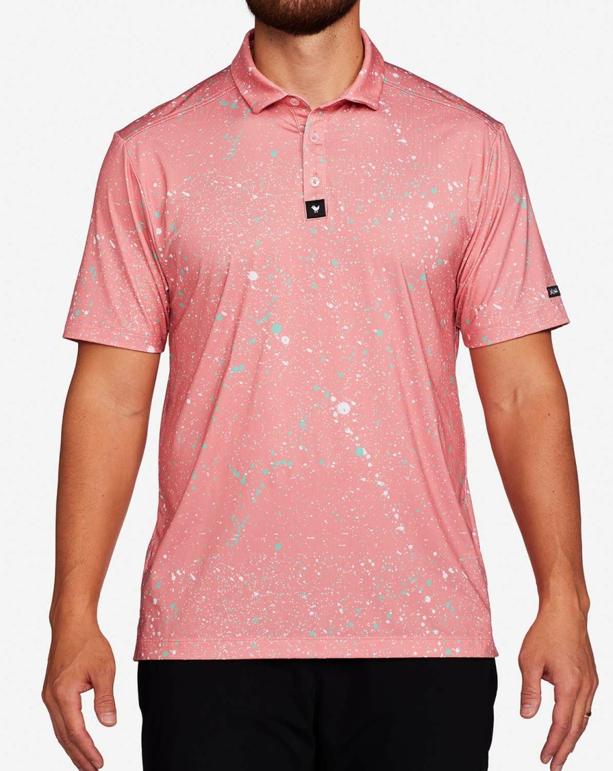 Men'S Bad Birdie Polos | Paint Splatter 2: The Sequel