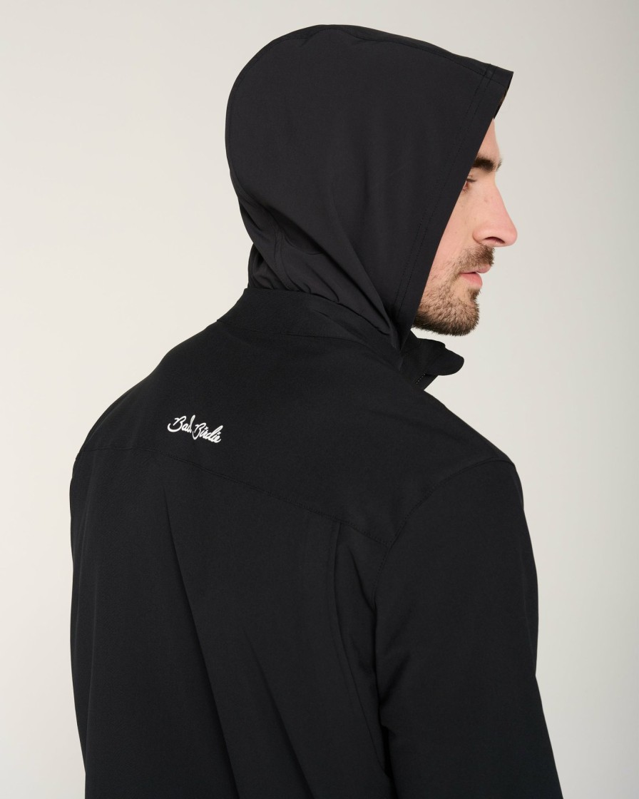 Men'S Bad Birdie Outerwear | Elements Golf Jacket - Black